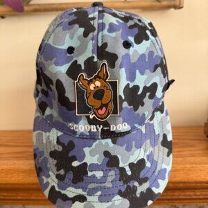 Vintage y2k Scooby Doo Cartoon Network Camouflage Baseball Hat 2001Youth Size